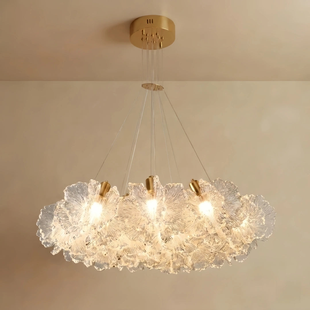 Vivara Moderna Nube Araña de Luces -- Acrílico de Colores Blanco/Rojo/Púrpura/Azul para Comedor