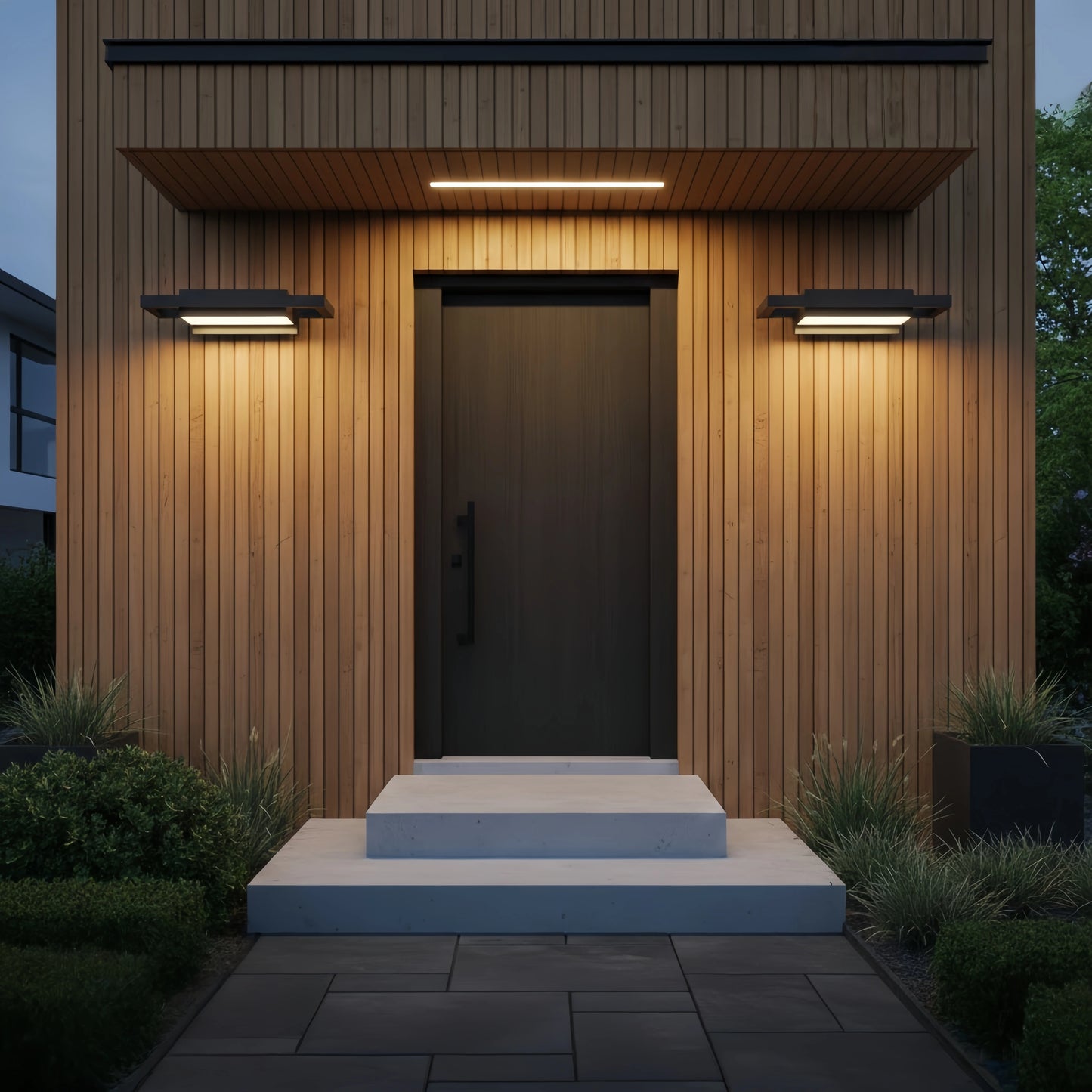 Arcato Modern Waterproof Wall Sconce, 2 Size,for Tarrace/Garden