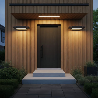 Arcato Modern Waterproof Wall Sconce, 2 Size,for Tarrace/Garden