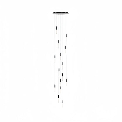 Luxury Cascade Crystal Chandelier – Reflecting & Refracting Light Brilliant Staircase