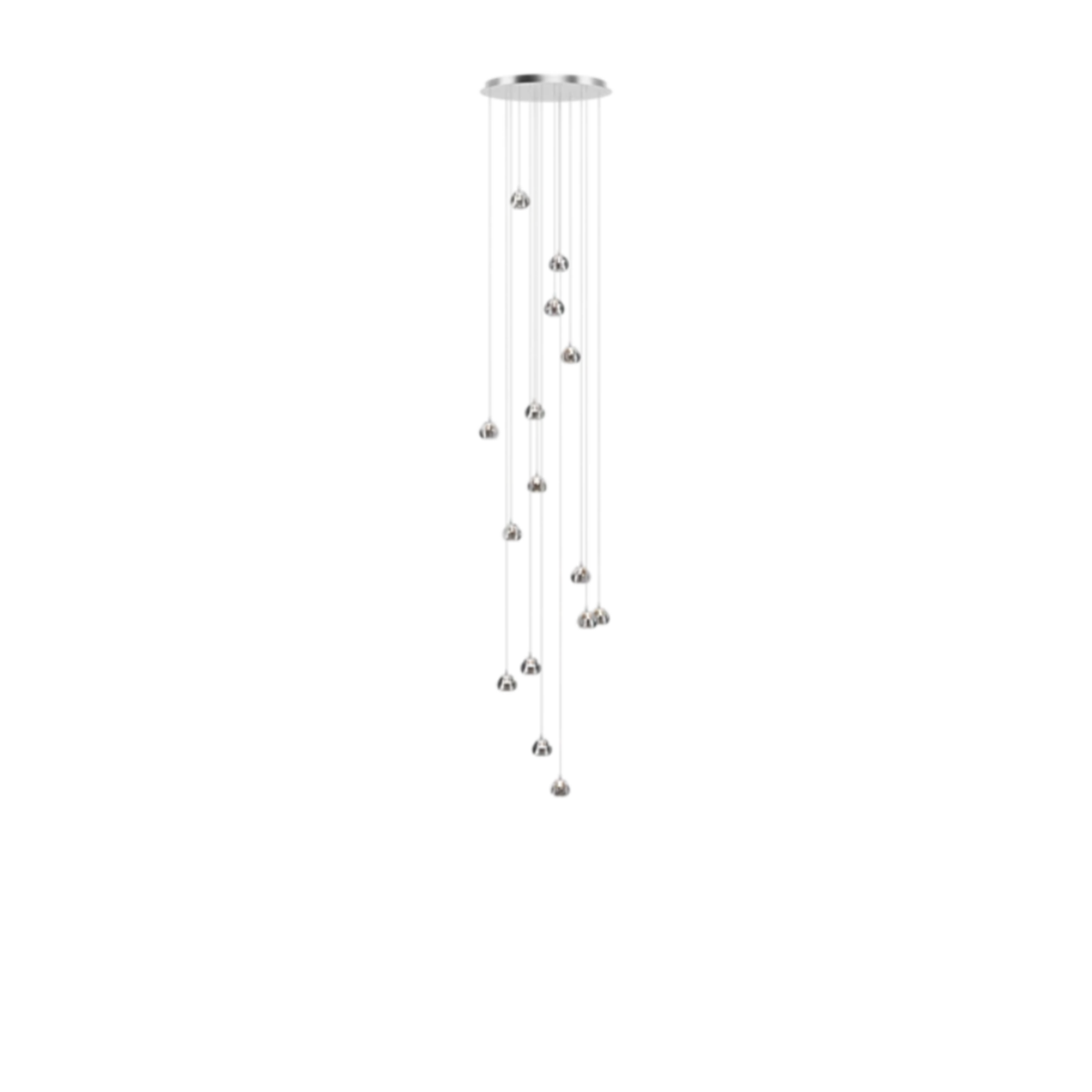 Excelis Royal Crystal Chandelier – Clear Sparkling Crystals with Warm Ambient Glow Living Room