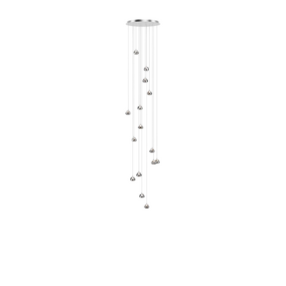 Excelis Royal Crystal Chandelier – Clear Sparkling Crystals with Warm Ambient Glow Living Room