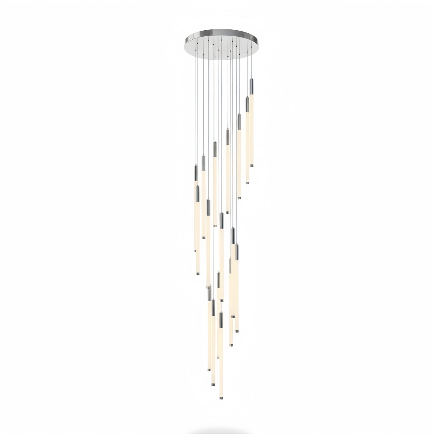 Nebula Multi-Tier Modern Chandelier - Waterfall Design for Staircases & High Ceilings