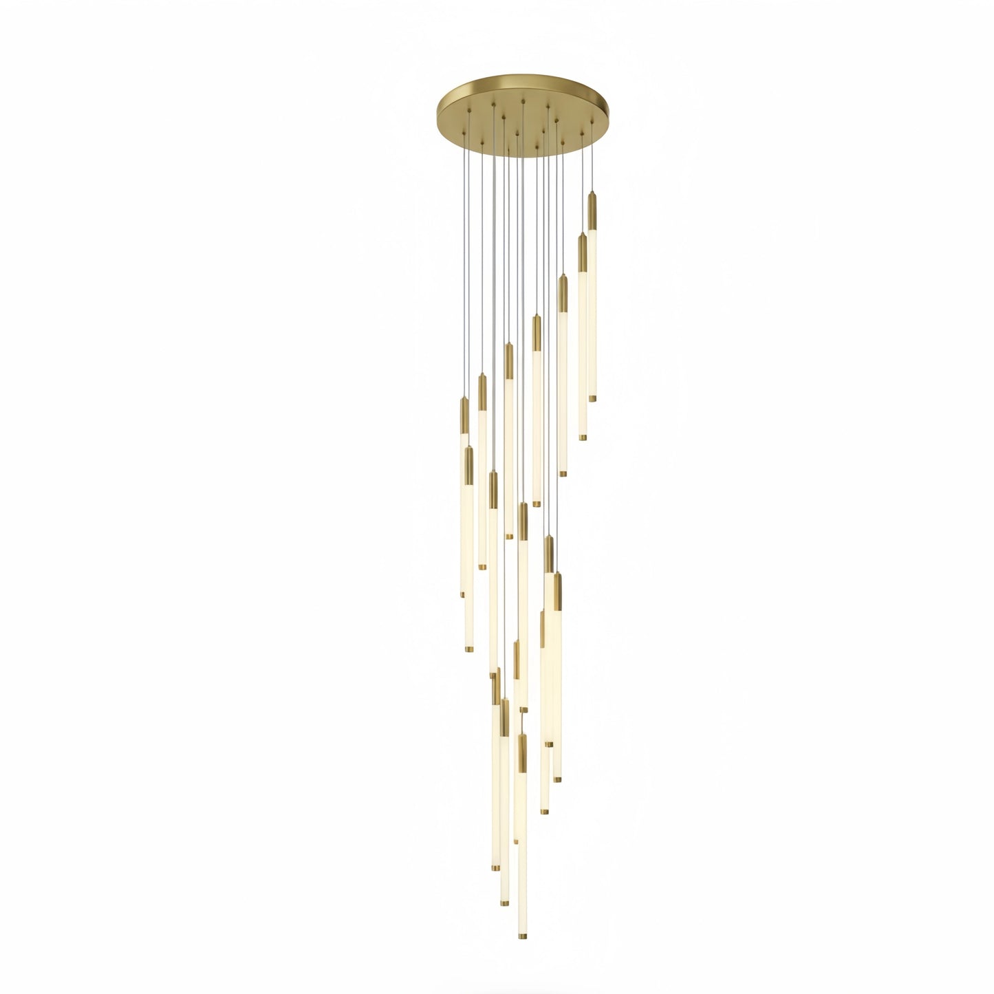 Nebula Multi-Tier Modern Chandelier - Waterfall Design for Staircases & High Ceilings