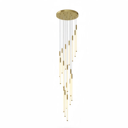 Nebula Multi-Tier Modern Chandelier - Waterfall Design for Staircases & High Ceilings
