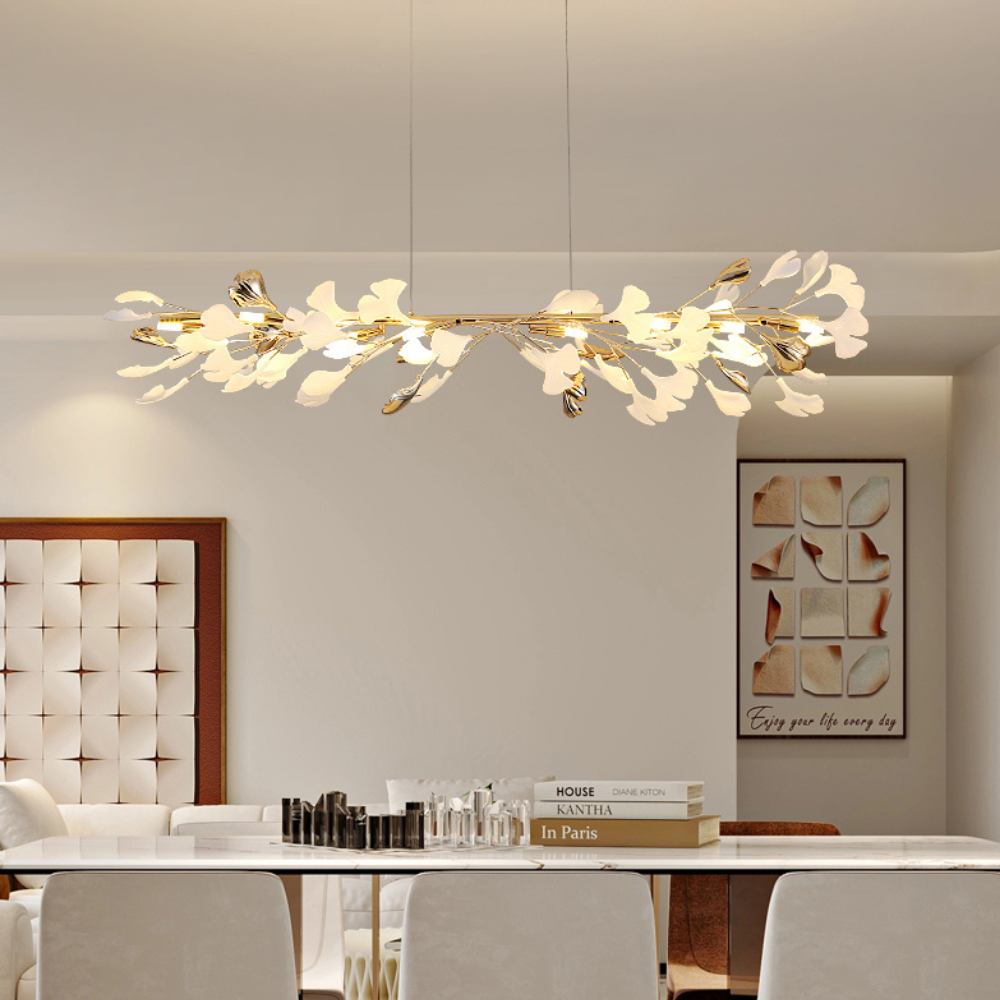 Art Deco Chandelier - Gold