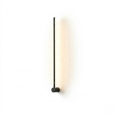 Lámpara de pared lineal minimalista Arcato – Luz moderna negra para salón/dormitorio