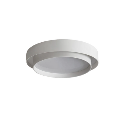 Contemporary Cylinder Ceiling Light — Matte Neutral LED for Living Room