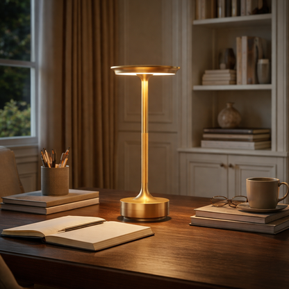 Arcato Modern Rechargeable Table Lamp – Touch Dimming & 3 Color Temperatures