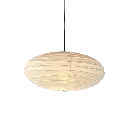 Japanese Washi Pendant Light — Mulberry Paper & Bamboo Frame for Dining Room