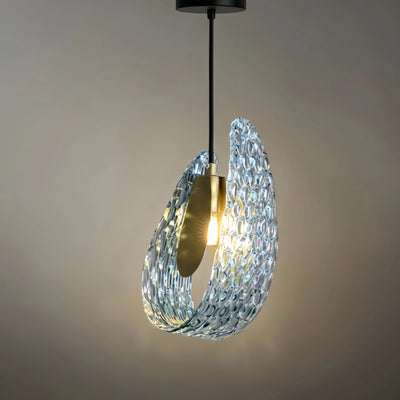 Art Deco Peacock Chandelier – Blue Feather Art Glass Contemporary for Dining Room Bedroom
