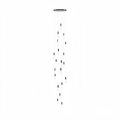 Luxury Cascade Crystal Chandelier – Reflecting & Refracting Light Brilliant Staircase