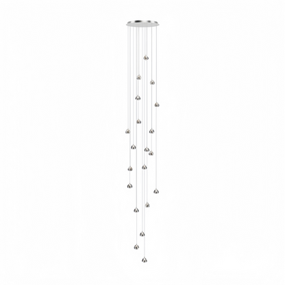 Excelis Royal Crystal Chandelier – Clear Sparkling Crystals with Warm Ambient Glow Living Room