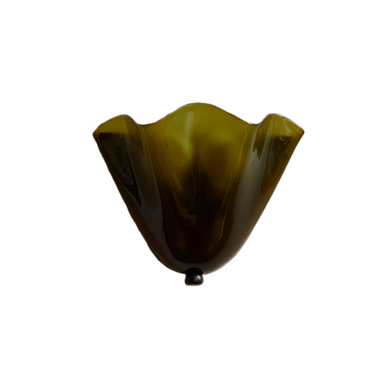 Organic Sculptural Wall Light — Petal-Form Earthy Tone for Bedroom