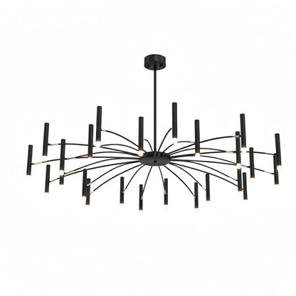 Nebula Modern Contemporary Candle Chandelier with Adjustable