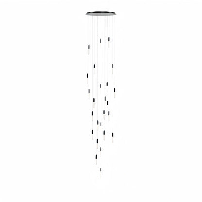 Luxury Cascade Crystal Chandelier – Reflecting & Refracting Light Brilliant Staircase