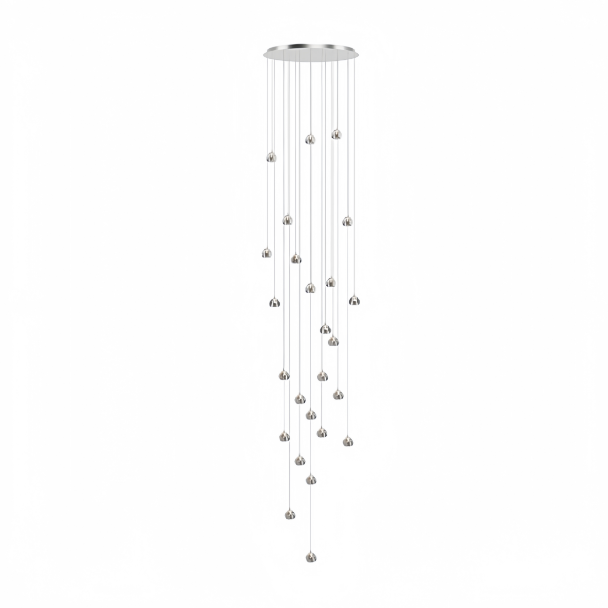 Excelis Royal Crystal Chandelier – Clear Sparkling Crystals with Warm Ambient Glow Living Room
