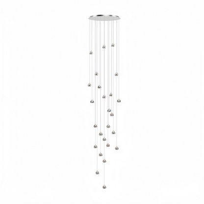 Excelis Royal Crystal Chandelier – Clear Sparkling Crystals with Warm Ambient Glow Living Room