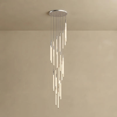 Nebula Multi-Tier Modern Chandelier - Waterfall Design for Staircases & High Ceilings