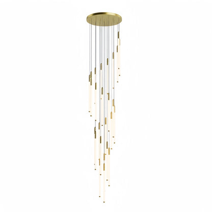 Nebula Multi-Tier Modern Chandelier - Waterfall Design for Staircases & High Ceilings