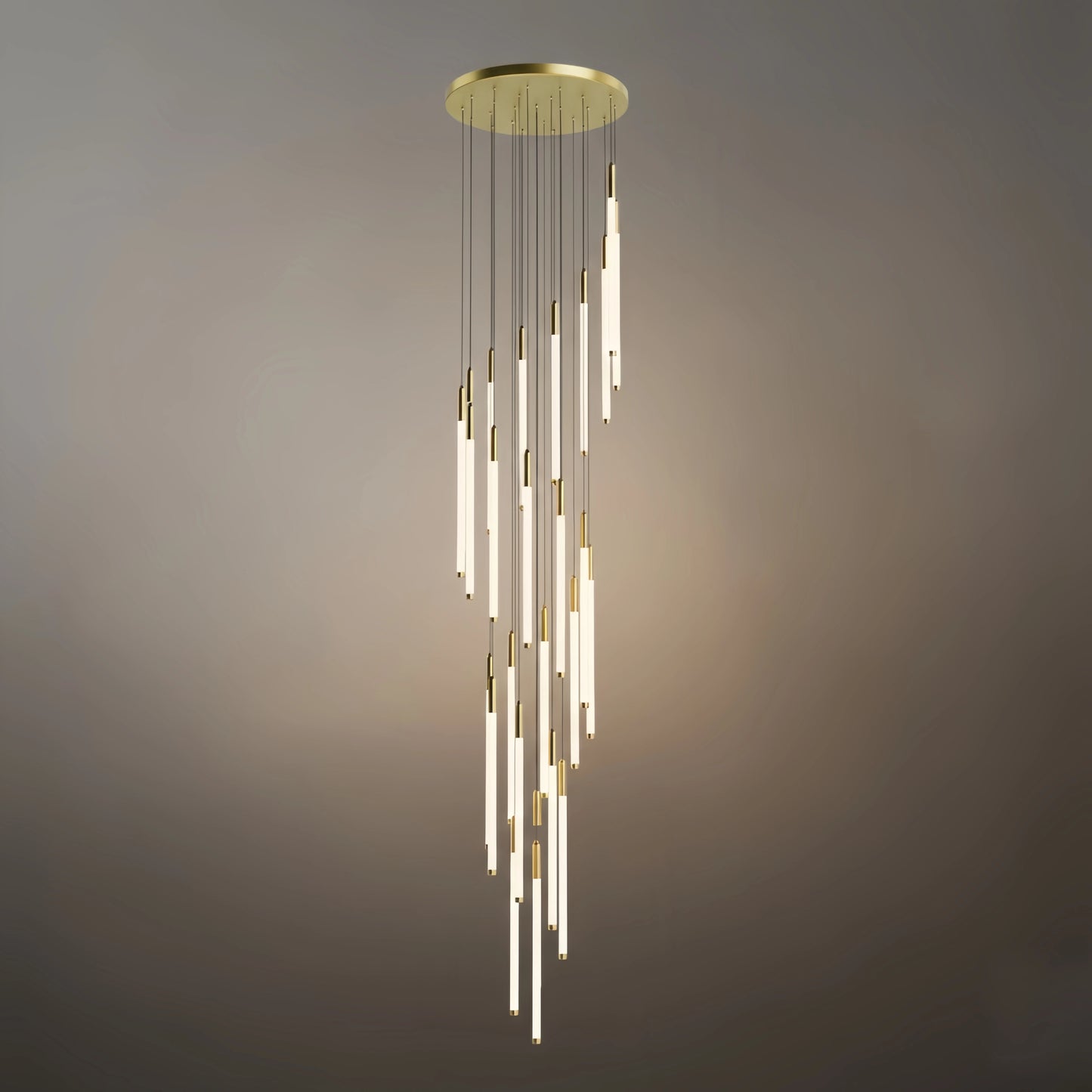 Nebula Multi-Tier Modern Chandelier - Waterfall Design for Staircases & High Ceilings