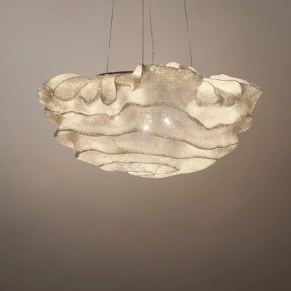 Excelis Art Deco Wolkenförmige weiße Pendelleuchte – Metallleuchte für das Wohnzimmer