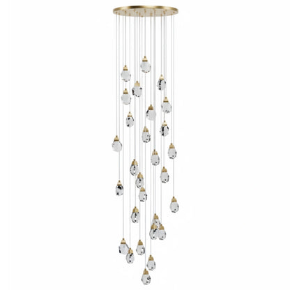Luxury Crystal Chandelier - Shimmering Fixture for Dining Room & Grand Interiors