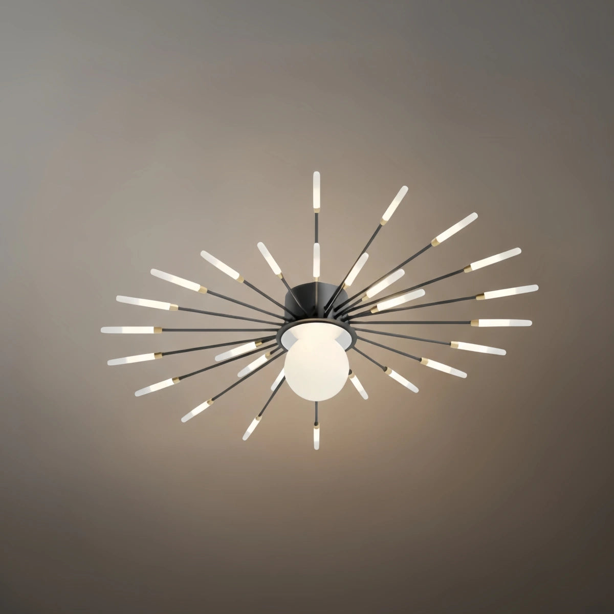 Nebula Modern Ceiling Light – Natural Curves Semi-Flush Mount Coastal Ambiance Ceiling Light