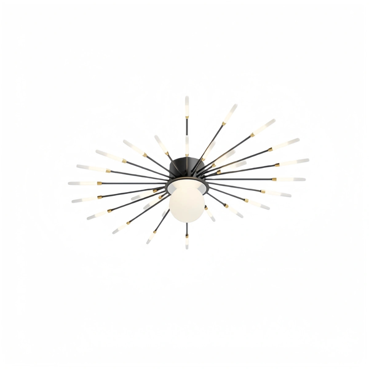 Nebula Modern Ceiling Light – Natural Curves Semi-Flush Mount Coastal Ambiance Ceiling Light