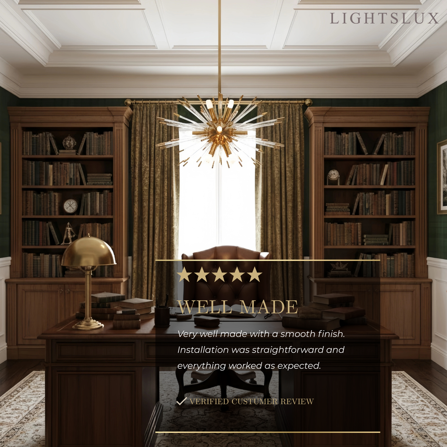 Excelis Organic Crystal Chandelier – Ethereal Shape Whimsical Storybook Charm Kitchen Island