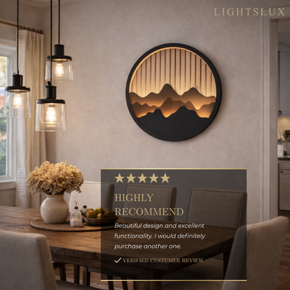 Lunara Modern Waterproof Wall Light – Circular Stainless Steel LED for Indoor/Outdoor