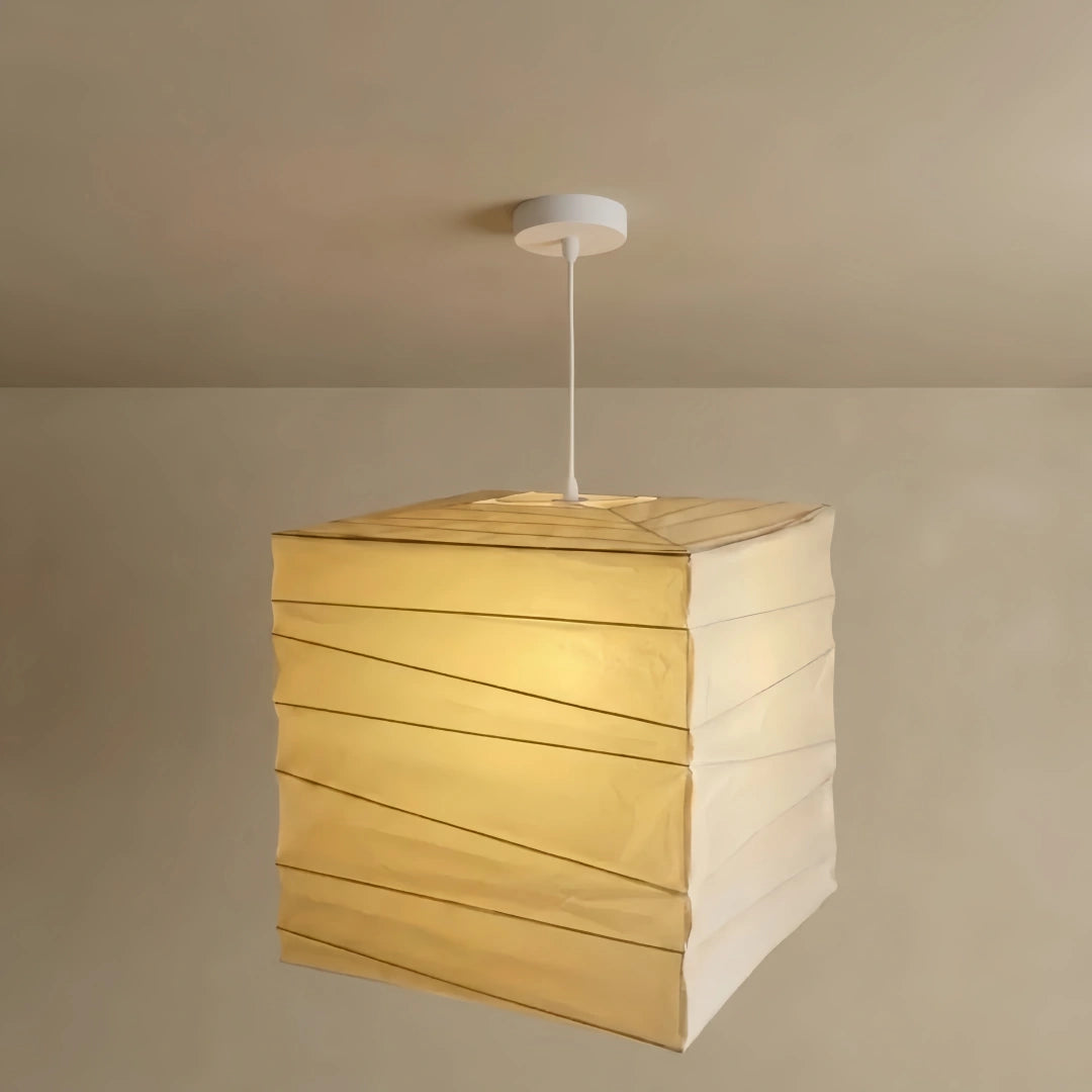 Zenno Wabi-sabi  Lantern Pendant Light——Ambient Light For Dining & Study
