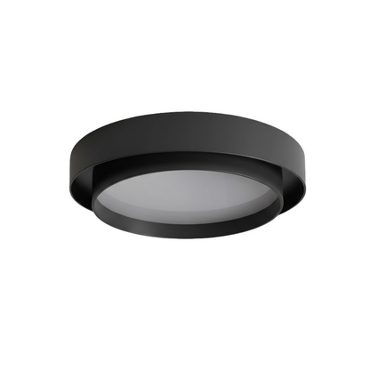 Contemporary Cylinder Ceiling Light — Matte Neutral LED for Living Room