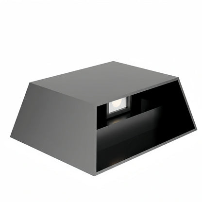 Minimalist Stainless Steel Outdoor Wall Sconce – Modern Exterior Light with Solar or Wired Power