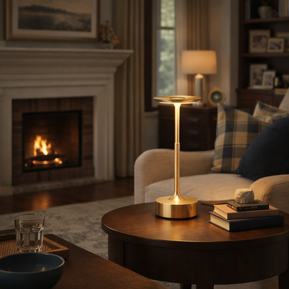 Arcato Modern Rechargeable Table Lamp – Touch Dimming & 3 Color Temperatures