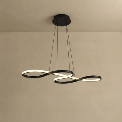Velora Modern Cross Pendant Light – White /Black or Gold Metal/Acrylic for Dining Room