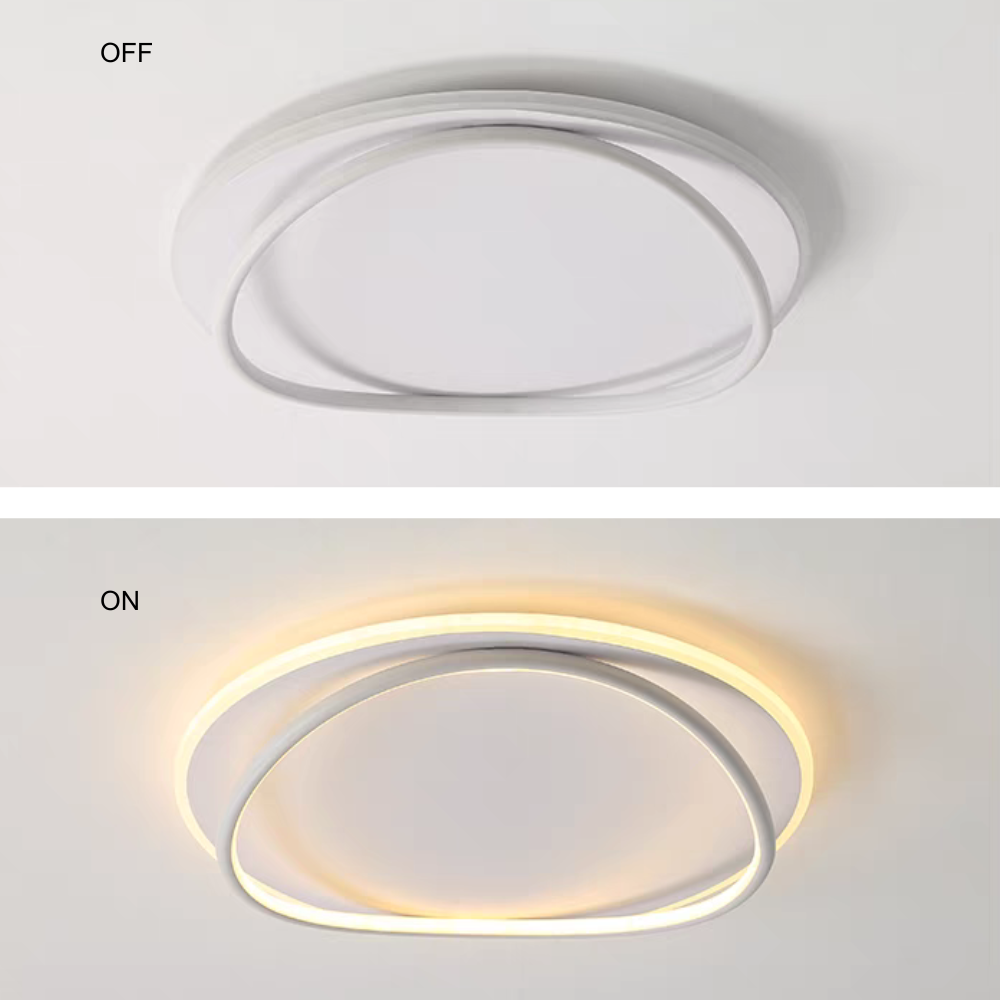 Modern Ring Ceiling Light — Dimmable