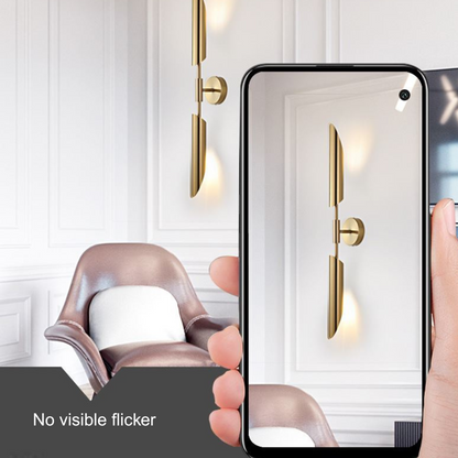 Modern Linear Wall Lamp - Gold