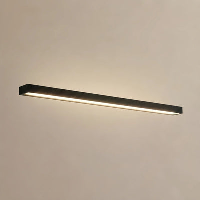 Arcato Minimalist Rectangular Vanity Light Black Metal/Acrylic for Bathroom/Bedroom