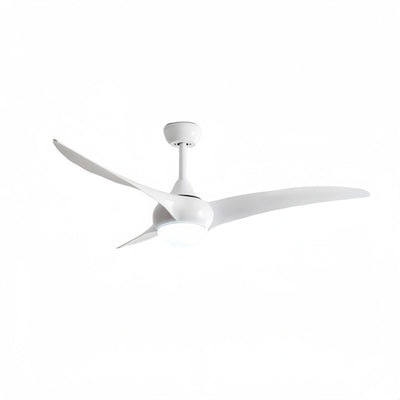Zenno Modern Ceiling Fan Light with LED -- Walnut Wood Grain for Living Room