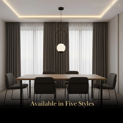 Velora Nordic Black/Gold Pendant Light in 5 Style for Dining Room/Living Room