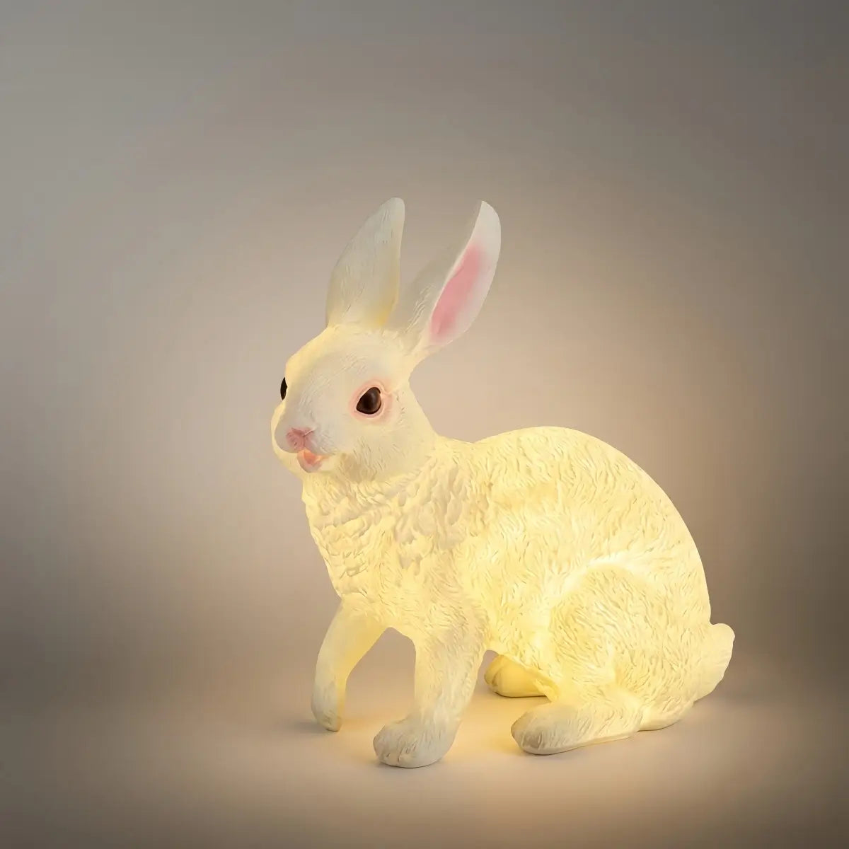 Easter Bunny Outdoor Light – Cute Sitting & Carrot Bunny Garden Lamp