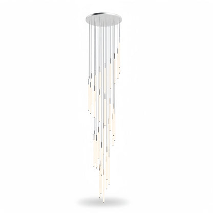 Nebula Multi-Tier Modern Chandelier - Waterfall Design for Staircases & High Ceilings