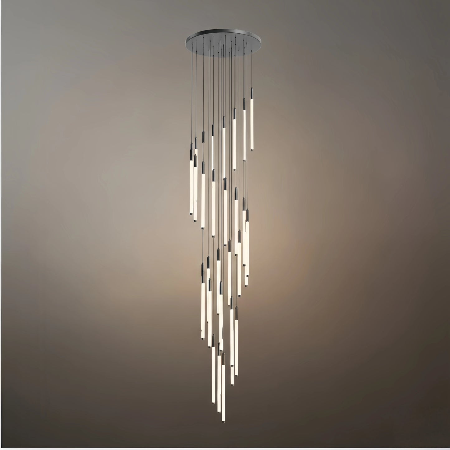 Nebula Multi-Tier Modern Chandelier - Waterfall Design for Staircases & High Ceilings
