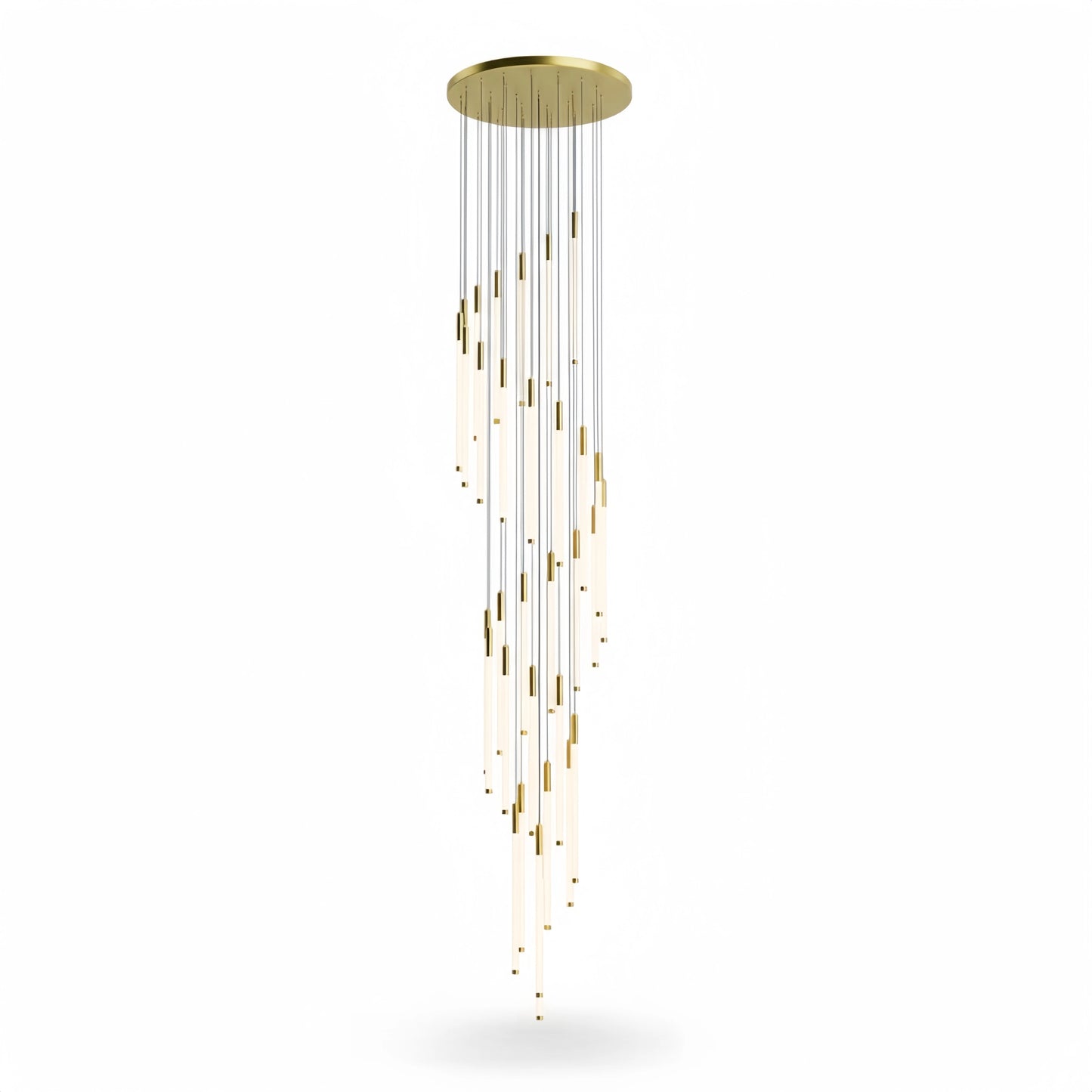 Nebula Multi-Tier Modern Chandelier - Waterfall Design for Staircases & High Ceilings