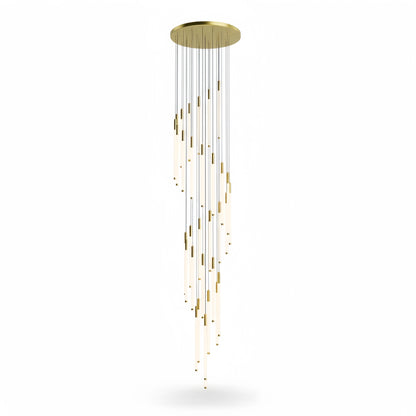 Nebula Multi-Tier Modern Chandelier - Waterfall Design for Staircases & High Ceilings