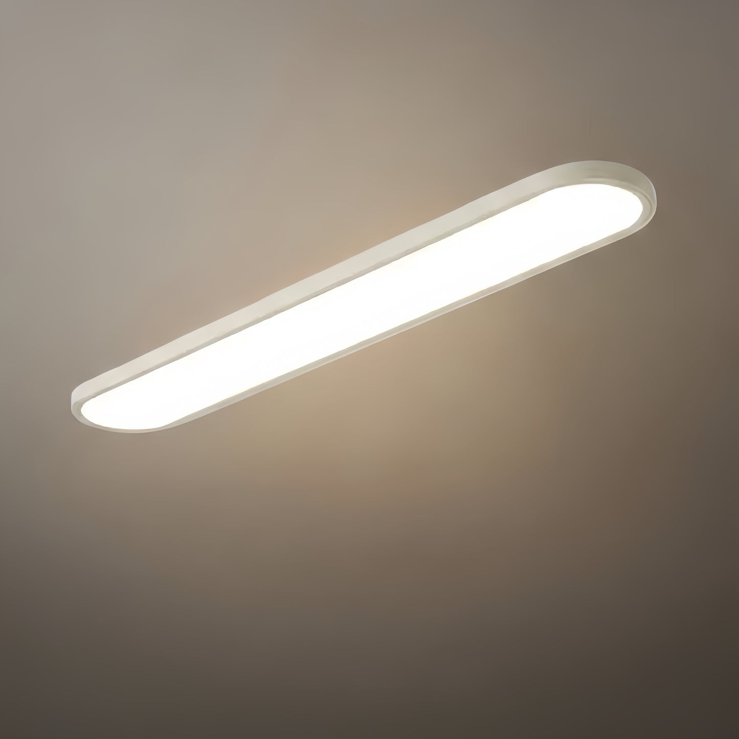 Arcato Minimalist White/Black LED Flush Mount Ceiling Light Living Room