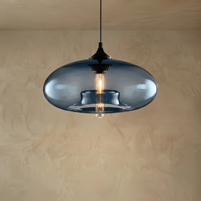 Morandia Modern Glass Pendant Light – Bread-Shaped Kitchen Island Lamp, 5 Colors
