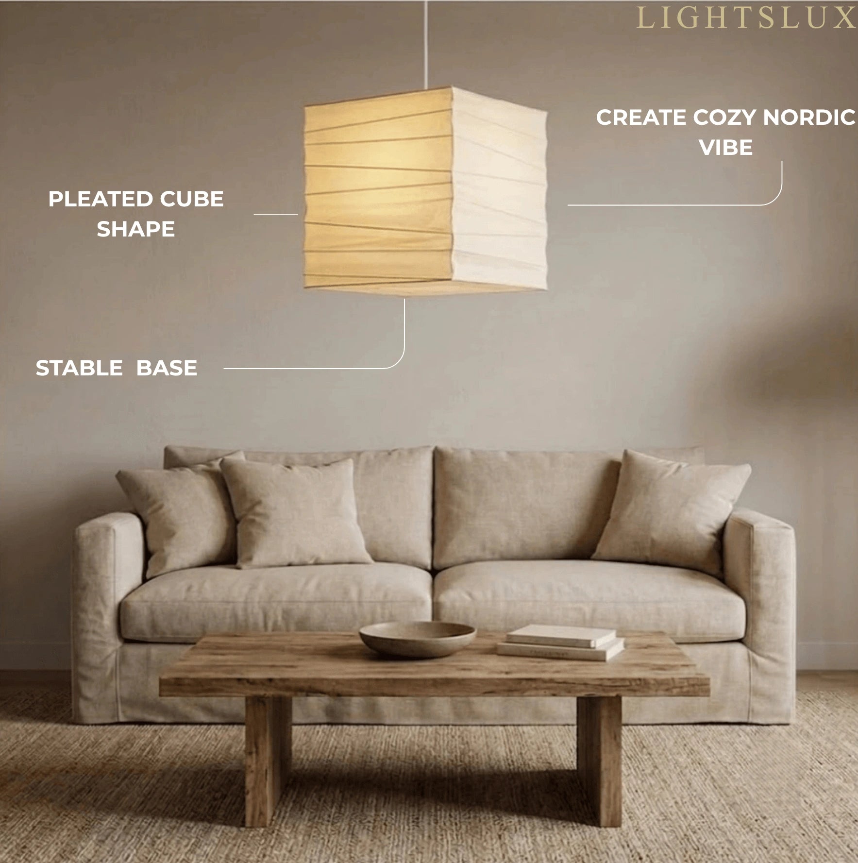 Zenno Wabi-sabi  Lantern Pendant Light——Ambient Light For Dining & Study