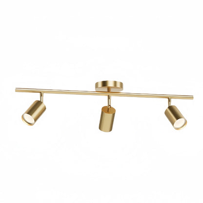 Arcato Minimalist Linear Track Light – Brushed Gold/Matte Black for Living/Study Room